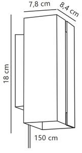 Nordlux - LED регулируемо стенен аплик CURTIZ 2xLED/4,5W/230V черен