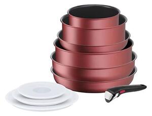 Tefal - Комплект готварски съдове 10 бр. INGENIO DAILY CHEF меден