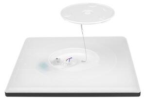 LED баня таванно осветително тяло NIVERA LED/12W/230V IP54 22,5x22,5 см черно