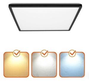 LED баня таванно осветително тяло NIVERA LED/12W/230V IP54 22,5x22,5 см черно