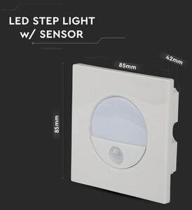 LED осветително тяло за стълби с датчик за движение LED/3W/230V 4000K бяло