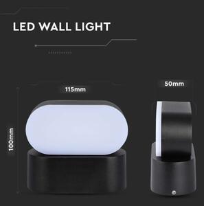 LED Екстериорен гъвкав аплик LED/5W/230V 4000K IP65 черен