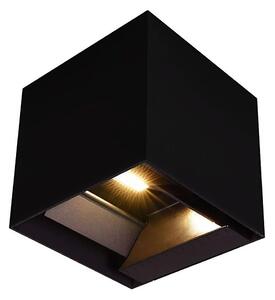 LED соларен стенен фенер с датчик LED/9W/3,7V 3000/4000/5000K IP65 черен