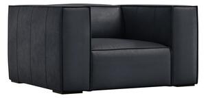 Тъмносиньо кожено кресло Madame – Windsor & Co Sofas