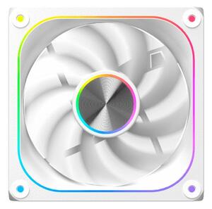 Вентилатор 120mm, Xigmatek Infinity J22A Arctic, 1500 rpm, бял, 1 бр., A-RGB подсветка