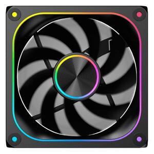 Вентилатор 120mm, Xigmatek Infinity J22A Reverse, 1500 rpm, черен, 1 бр., A-RGB подсветка