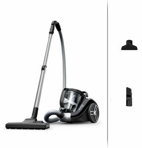 Прахосмукачка Rowenta Compact Power XXL (RO4B25EA), без торба, 750W, 2500ml капацитет на контейнера, 3 нива на филтрация, черна