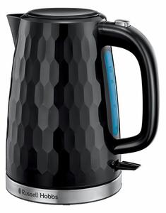 Електрическа кана Russell Hobbs Honeycomb 26051-70, 1.7 л. вместимост, 2400W, черна