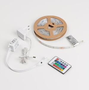 LED RGBW димируема лента LED/9W/230V 5m Wi-Fi + дистанционно управление