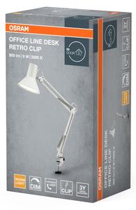 Osram - Димируема настолна лампа с щипка OFFICE LINE LED/9W/230V/3000K бяла