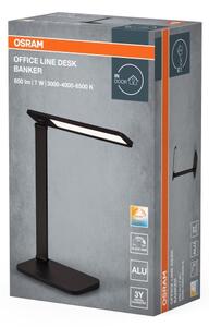 Osram - димируема LED настолна лампа OFFICE LINE LED/7W/230V черна