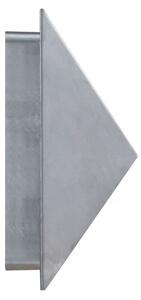Nordlux - Външно стенно осветително тяло PONTIO 1xGU10/25W/230V IP54 сребристо