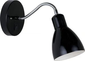 Nordlux - Стенна лампа CYCLONE 1xE14/15W/230V черна