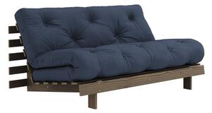 Тъмносин разтегателен диван 160 cm Roots - Karup Design