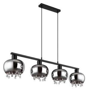 Globo 15839-4H - Пендел CORRY 4xE27/9W/230V черен