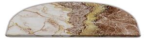 Светлокафяво-кремави стъпала за стълби в комплект от 16 брояя 20x65 cm Golden Marble - Vitaus