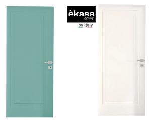 Интериорна врата с каса EKASA LIGHT 80×210×12 см – Дясна, Магнитна брава, Двуцветна Laguna Blue/Bianco