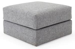 Сива табуретка Innovation Cornila Pouf Twist Granite