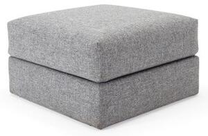 Сива табуретка Innovation Cornila Pouf Twist Granite