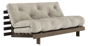Сиво-бежов ленен разтегателен диван 160 cm Roots Carob – Karup Design
