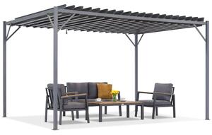 Антрацитна пергола за тераса Tasos 3x6m Garden Point