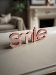 Sinsay - Самостоятелно стояща декорация SMILE - розов