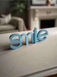 Sinsay - Самостоятелно стояща декорация SMILE - светлосиньо