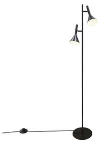 Nordlux - Подова лампа KELVIS 2xGU10/12W/230V черна