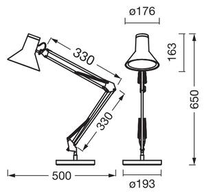 Osram - димируема LED настолна лампа OFFICE LINE LED/9W/230V 3000K бяла