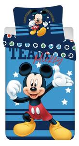 Памучно детско спално бельо за единично легло 140x200 cm Mickey Team - Jerry Fabrics