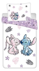 Памучно детско спално бельо за единично легло 140x200 cm Lilo and Stitch - Jerry Fabrics