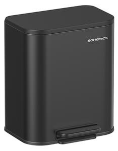 Кош за боклук Songmics черен 36.6x30x42.5 см