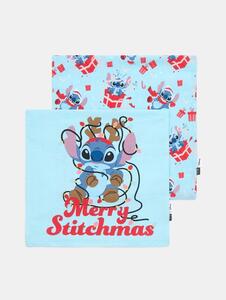 Sinsay - Комплект калъфки за възглавници с коледен мотив Stitch - бледосиньо