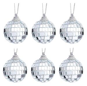 Пластмасови коледни топки в комплект 6 бр. ø 4 cm Mirror Ball Mini – Sass & Belle