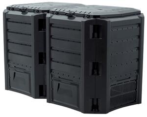 Компостер 800L черен MODULE COMPOGREEN