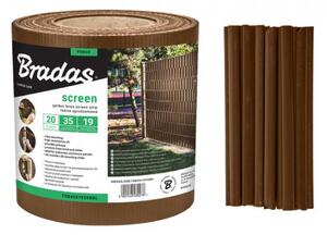 Засенчващо фолио за ограда 19cm x 35m Кафяво 450g/m2 + щипки