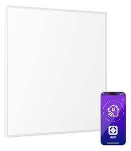 Klarstein Wonderwall 360 Smart, инфрачервена печка, 60 x 60 cm, 360 W, седмичен таймер, IP24, бяла