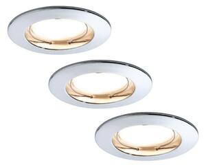 Paulmann 93960 - К-кт 3 бр. LED/7W IP44 димируеми лунички за баня COIN 230V