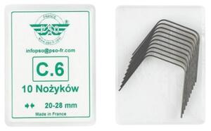 Нож за рязане C-6 PS15, за гуми PSO, 20-28 мм, 10 бр