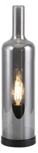 JUST LIGHT. 14006-25 - Настолна лампа BOTTLE 1xE14/25W/230V черна/опушена