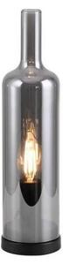 JUST LIGHT. 14006-25 - Настолна лампа BOTTLE 1xE14/25W/230V черна/опушена