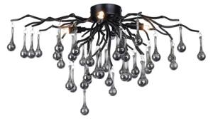 Paul Neuhaus 8090-18 - Прикрепен полилей ICICLE 4xG9/40W/230V 30x60 cm черен
