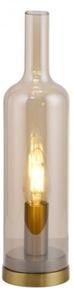 JUST LIGHT. 14006-27 - Настолна лампа BOTTLE 1xE14/25W/230V бежова/опушена