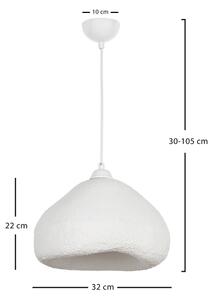 Brilagi - Полилей с кабел WABI SABI 1xE27/40W/230V Ø 32 cm бял