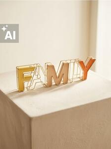 Sinsay - Декорация за стена FAMILY - многоцветен