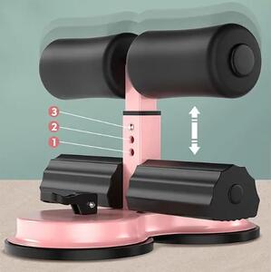 Coregrip™ двойна вакуумна чаша за помощ при коремни преси с въже, Черно