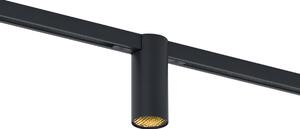Модерен прожектор черен за релсова система 1-фазен GU10 35mm - Slimline Nubee Honey