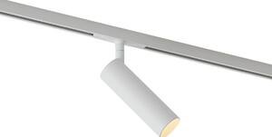 Модерен бял прожектор за 1-фазна релсова система GU10 35mm - Slimline Uzzy