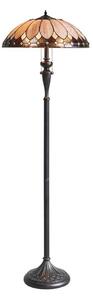 Endon 63972 - Подова лампа Tiffany BROOKLYN 2xE27/60W/230V Ø 50 cm