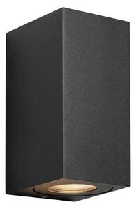 Nordlux - Външно стенно осветително тяло CANTO 2xGU10/28W/230V IP44 черно